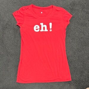 Lululemon EH ! Sz 8 Canada red